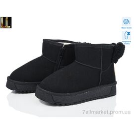 Фотография Угги детские утепленные зима A862-2A (8 пар р.32-37) "Lilin" недорого оптом от прямого поставщика