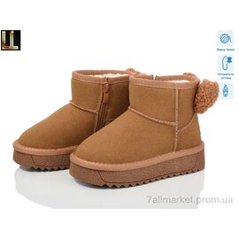 Фотография Угги детские утепленные зима B862-9A (8 пар р.27-32) "Lilin" недорого оптом от прямого поставщика