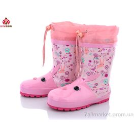 Фотография Резиновая обувь детская Весна/осень Y2127-2F (8 пар р.30-35) "KIMBOO" недорого оптом от прямого поставщика