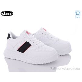 Фотография Кроссовки женские модные Весна/осень SS62 white-black (8 пар р.36-41) "Wei Wei-Class" недорого оптом от прямого поставщика
