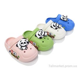 Фотография Кроксы детские летние Лето W161 mix (12 пар р.30-35) "BABYSHOP" недорого оптом от прямого поставщика