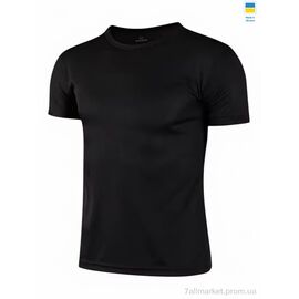 Футболка чоловіча Літо Coolmax 002-1 чорний (5 шт. р.сіткаM-3XL) "Алия" недорого оптом від прямого постачальника