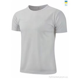 Футболка чоловіча Літо Coolmax 002-4 сірий (5 шт. р.сіткаM-3XL) "Алия" недорого оптом від прямого постачальника