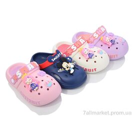 Фотография Кроксы детские летние Лето XF4 mix (12 пар р.30-35) "BABYSHOP" недорого оптом от прямого поставщика