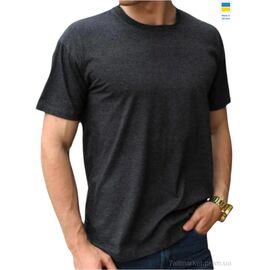 Футболка чоловіча Літо 003 т.сірий (5 шт. р.сіткаM-3XL) "Алия" недорого оптом від прямого постачальника