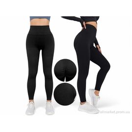 Фотография Лосинсы женские Весна/осень 761 black (6 шт. р.сетка XL-6XL) "Алия" недорого оптом от прямого поставщика