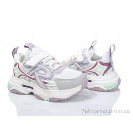 Фотография Кроссовки детские модные Весна/осень 2082-3L (8 пар р.32-37) "PoniTop kids" недорого оптом от прямого поставщика