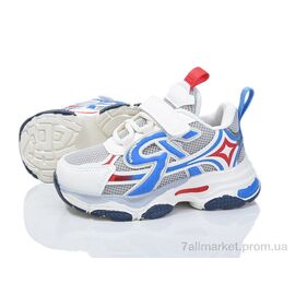 Фотография Кроссовки детские модные Весна/осень 2051-3B (8 пар р.26-31) "PoniTop kids" недорого оптом от прямого поставщика