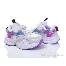 Фотография Кроссовки детские модные Весна/осень 2052-2F (8 пар р.26-31) "PoniTop kids" недорого оптом от прямого поставщика