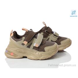 Фотография Кроссовки детские модные Весна/осень 2054-4T LED (8 пар р.26-31) "PoniTop kids" недорого оптом от прямого поставщика