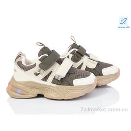 Фотография Кроссовки детские модные Весна/осень 2054-4R LED (8 пар р.26-31) "PoniTop kids" недорого оптом от прямого поставщика