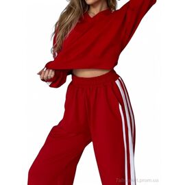 Спортивний костюм жіночий Весна/осінь 1511 червоний (4 шт. р.сіткаS-L) "SL KARAVAN" недорого оптом від прямого постачальника