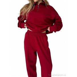 Фотография Спортивный костюм женский Весна/осень 1020 бордо (4 шт. р.сетка S-L) "SL KARAVAN" недорого оптом от прямого поставщика
