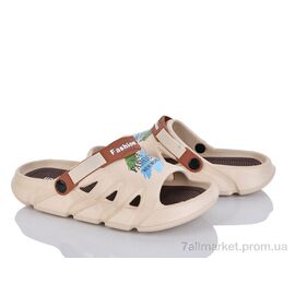 Шльопанці чоловічі пляжні Літо 807 brown (12 пар р.40-45) "Alimama-Girnaive" недорого оптом від прямого постачальника