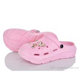 Крокси жіночі літні Літо 818 pink (12 пар р.36-41) "Alimama-Girnaive" недорого оптом від прямого постачальника