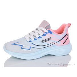 Кросівки жіночі модні Весна/осінь GAT019 blue (8 пар р.36-41) "Шик-Шок" недорого оптом від прямого постачальника