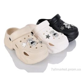 Крокси жіночі літні Літо T679 mix (24 пар р.35-40) "JH-ЯН" недорого оптом від прямого постачальника