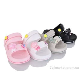 Фотография Босоножки детские летние Лето 2008C mix (12 пар р.30-35) "JH-ЯН" недорого оптом от прямого поставщика