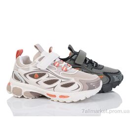 Фотография Кроссовки детские модные Весна/осень 2083-2B mix (12 пар р.31-36) "PoniTop kids" недорого оптом от прямого поставщика