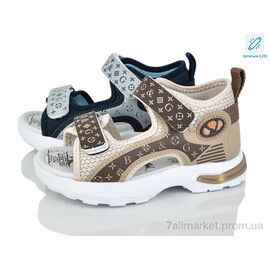 Сандалії дитячі літні Літо 2630-4B LED mix (12 пар р.26-31) "PoniTop kids" недорого оптом від прямого постачальника