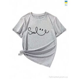 Фотография Футболка женская Лето 78 grey (5 шт. р.сетка 50-58) "Алия" недорого оптом от прямого поставщика