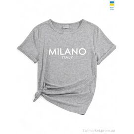 Фотография Футболка женская Лето 81 grey (5 шт. р.сетка 50-58) "Алия" недорого оптом от прямого поставщика