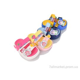 Шльопанці дитячі літні Літо 187 mix (12 пар р.18-23) "BABYSHOP" недорого оптом від прямого постачальника