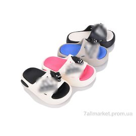 Фотография Шлепки детские летние Лето 281 mix (12 пар р.24-29) "BABYSHOP" недорого оптом от прямого поставщика