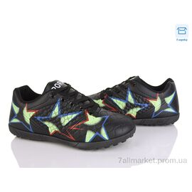 Фотография Футбольная обувь детские Весна/осень 38 black (6 пар р.36-40) "PoniTop kids" недорого оптом от прямого поставщика