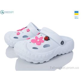 Крокси жіночі літні Літо 124056 (8 пар р.36-41) "CROSSOPT" недорого оптом від прямого постачальника