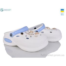 Крокси жіночі літні Літо 124450 (8 пар р.36-41) "CROSSOPT" недорого оптом від прямого постачальника