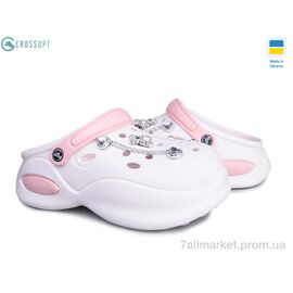 Крокси жіночі літні Літо 124431 (8 пар р.36-41) "CROSSOPT" недорого оптом від прямого постачальника