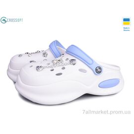 Крокси жіночі літні Літо 124430 (8 пар р.36-41) "CROSSOPT" недорого оптом від прямого постачальника