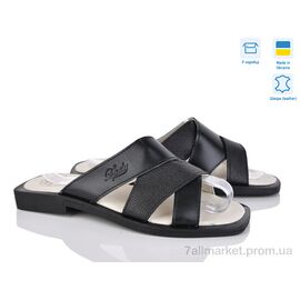 Шльопанці жіночі полегшені Літо L60 чорний (8 пар р.36-40) "Синдикат взуття" недорого оптом від прямого постачальника