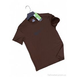 Фотография Футболка мужская Лето 002-2 brown (5 шт. р.сетка S-2XL) "Said" недорого оптом от прямого поставщика
