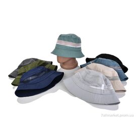 Фотография Панама мужская Лето 002-2 mix (58) (5 шт. р.сетка One size) "Кепочный стиль" недорого оптом от прямого поставщика