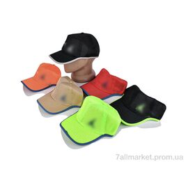 Кепка унісекс Літо 003-1 mix (5 шт. р.сітка56-58) "Кепочный стиль" недорого оптом від прямого постачальника