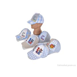 Кепка дитяча Літо 007-1 mix (5 шт. р.сітка48-50) "Кепочный стиль" недорого оптом від прямого постачальника