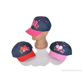 Кепка дитяча Літо 007-6 mix (5 шт. р.сітка48-50) "Кепочный стиль" недорого оптом від прямого постачальника