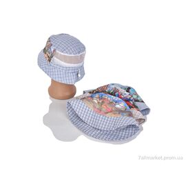 Панамка Літо 0012-6 mix (52) (5 шт. р.сіткаOne size) "Кепочный стиль" недорого оптом від прямого постачальника