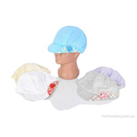 Кепка дитяча Літо 0015-4 mix (5 шт. р.сітка50-52) "Кепочный стиль" недорого оптом від прямого постачальника