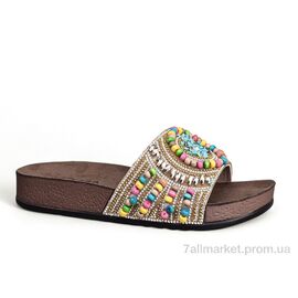 Шльопанці жіночі полегшені Літо 008-18 (6 пар р.36-40) "STT" недорого оптом від прямого постачальника