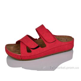 Шльопанці жіночі полегшені Літо 1800 червоний (6 пар р.36-40) "STT" недорого оптом від прямого постачальника