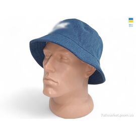 Панама чоловіча Літо 0076 джинс (4 шт. р.сітка56-62) "Mabi" недорого оптом від прямого постачальника