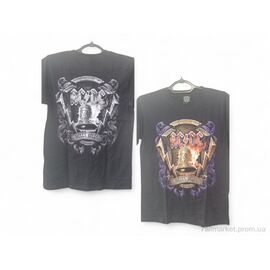 Фотография Футболка мужская Лето 0181 чорний (5 шт. р.сетка M-3XL) "Mabi" недорого оптом от прямого поставщика