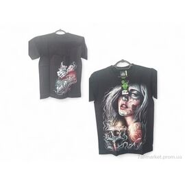 Футболка чоловіча Літо 0189 чорний (4 шт. р.сіткаS-XL) "Mabi" недорого оптом від прямого постачальника