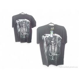 Фотография Футболка мужская Лето 0194 чорний (4 шт. р.сетка S-XL) "Mabi" недорого оптом от прямого поставщика