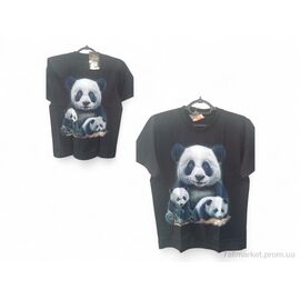 Фотография Футболка мужская Лето 0195 чорний (4 шт. р.сетка S-XL) "Mabi" недорого оптом от прямого поставщика