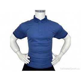 Фотография Футболка мужская Лето 0202 синій (4 шт. р.сетка 3XL-6XL) "Mabi" недорого оптом от прямого поставщика