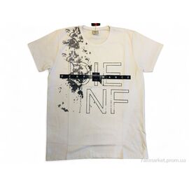 Фотография Футболка мужская Лето 0207 білий (4 шт. р.сетка 3XL-6XL) "Mabi" недорого оптом от прямого поставщика